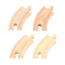 Bigjigs Rail rövid körpálya 10 cm 4 db vágány