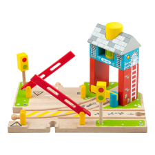  Bigjigs Rail sorompó világítással kisvasút