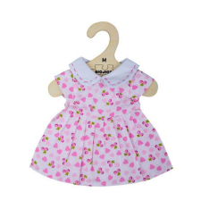 Bigjigs Rózsaszín ruha szívecskékkel egy 34 cm-es babához játékbaba felszerelés