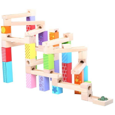 Bigjigs Toys Bigjigs Fa golyópálya oktatójáték