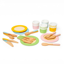  Bigjigs Toys fa tálaló készlet konyhakészlet