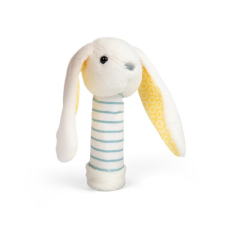 Bigjigs Toys Plyšová hrkálka Králik plüssfigura