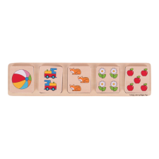 Bigjigs Toys számoló betétes puzzle puzzle, kirakós