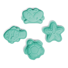 Bigjigs Toys szilikon homokformák zöld Eggshell homokozójáték