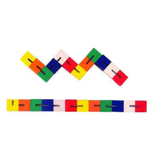 Bigjigs Twister Blocks - fa építőkészlet fajáték