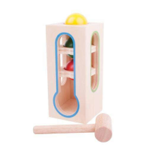 Bigjigs Ügyességi játék - Golyótorony kreatív és készségfejlesztő