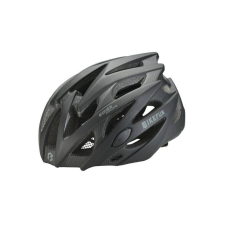 BikeFun Edge unisex bukósisak, M-es (55-58 cm), fekete-karbon kerékpáros sisak