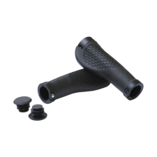 BikeFun Ergo Lock-on Kraton ergonómikus bilincses markolat, 130 mm, fekete, fekete bilinccsel kerékpár kormány