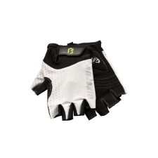 BikeFun Leader rövid ujjú kesztyű, fehér, L-es méret kerékpáros kesztyű