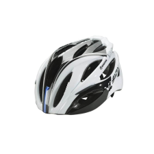 BikeFun Vision unisex bukósisak, L-es (58-61 cm), fekete-fehér kerékpáros sisak