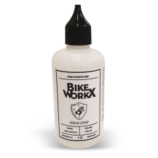 BikeWorkx Fertőtlenítő folyadék BIKEWORKX VIRUS-STOP 100 ml kerékpáros tisztító- és takarítószer, higiénia