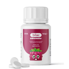  Bilac Kid&amp;Junior málnás rágótabletta 30x vitamin és táplálékkiegészítő