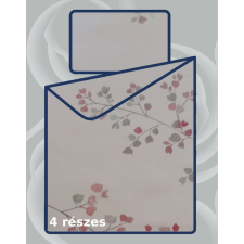 Billerbeck Bianka 7 részes pamut-szatén ágyneműhuzat, Pink Flowers lakástextília