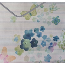  Billerbeck Bianka pamut kispárnahuzat, 36x48 cm, Pillangós-zöld lakástextília