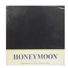 Billerbeck HONEYMOON gumis lepedő, 90-100x200 cm, Korom - Billerbeck lakástextília