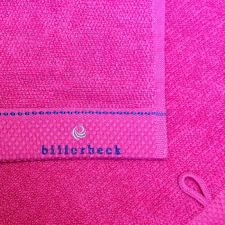 Billerbeck rizskötésű törölköző, Fukszia Pink, 30x50 cm (2 db) lakástextília