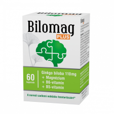 Bilomag plus 110mg gingko biloba kivonatot tartalmazó étrend-kiegészítő kapszula 60 db gyógyhatású készítmény