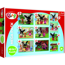 Bing nyuszi 10 az 1-ben puzzle készlet puzzle, kirakós