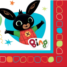 Bing Red szalvéta 16 db-os 33x33 cm party kellék