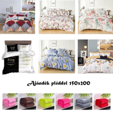 Bingoo 7 részes ágynemű garnitúra random + ajándék 150x200 pléddel lakástextília