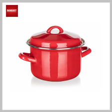 Bingoo BANQUT Zománcos edény MILTON piros 16 cm, 2L 13705102 edény