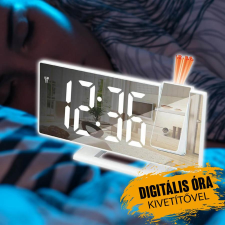 Bingoo Digitális ébresztőóra tükröződő felülettel, projektorral DS3618LP ébresztőóra