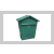 Bingoo Postaláda 370x360x135mm acél porszórt, zöld HMB3638