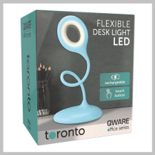 Bingoo QWARE Flexibilis asztali lámpa - kék  HOF-006BU világítás