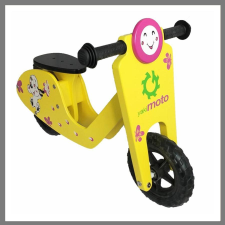 Bingoo Yakimoto kid Allegro fa futóbicikli sárga 5035 lábbal hajtható járgány