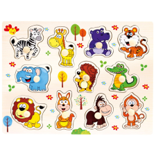 Bino fa puzzle Szafari 11 db puzzle, kirakós