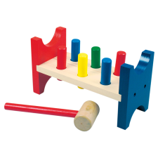 Bino Toys Bino Fa kalapácsos készségfejlesztő játék - színes (WBYM-82134) egyéb bébijáték
