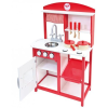 Bino Toys fa konyha kiegészítőkkel piros (83725) (83725) - Játékkonyhák