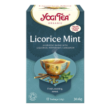 BIO Édesgyökér tea mentával 17x1,8g Yogi Licorice Mint tea