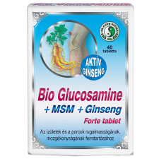 BIO-GLUCOSAMINE+MSM+GINSENG FORTE TABL. 40X vitamin és táplálékkiegészítő