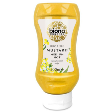BIO Mustár közepesen erős 300ml Biona alapvető élelmiszer