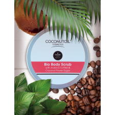  Bio Testradír Arabica kávéval &amp; Kókuszvirágcukorral - 80 ml - Coconutoil Cosmetics testradír