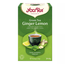  BIO Zöld tea gyömbérrel, citrommal Yogi Green Tea Ginger Lemon tea