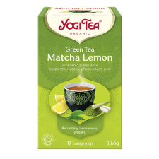  BIO Zöld tea matcha-citrom 17x1,8g Yogi Green Tea Matcha Lemon tea