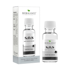 Biobalance S.O.S TISZTÍTÓ SZÉRUM MITESSZEREK ELLEN 20ML arcszérum