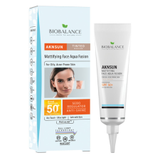 Biobalance SZÍNEZETT HIDRATÁLÓ ÉS MATTÍTÓ FÉNYVÉDŐ ARCKRÉM SPF50+ 40ML arckrém