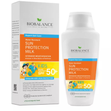 Biobalance Vízálló hidratáló fényvédő naptej gyermekeknek SPF50+, 150ml (Széles spektrumú fényvédelem) naptej, napolaj