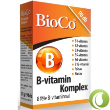Bioco B-Vitamin Komplex Tabletta 90 db vitamin és táplálékkiegészítő