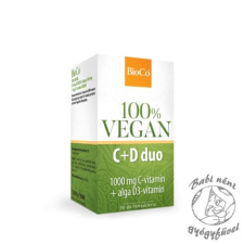 BioCo BIOCO 100% VEGAN C+D DUO 90 DB vitamin és táplálékkiegészítő