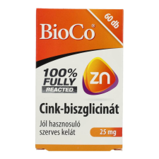 BioCo BIOCO CINK BISZGLICINÁT TABLETTA 60DB vitamin és táplálékkiegészítő