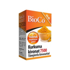 BioCo BioCo Kurkuma 7500mg kivonat kapszula 60db vitamin és táplálékkiegészítő