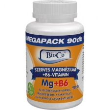 BioCo BIOCO SZERVES MAGNÉZIUM+B6 TABLETTA MEGAPACK 90DB vitamin és táplálékkiegészítő