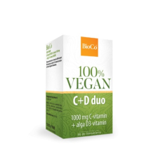 BioCo BIOCO VEGAN C+D DUO TABLETTA 90 DB vitamin és táplálékkiegészítő