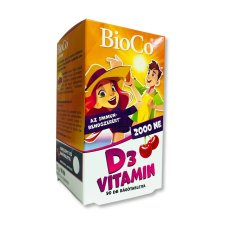  BioCo D3-Vitamin 2000NE Cseresznyés Rágótabletta 90db vitamin és táplálékkiegészítő