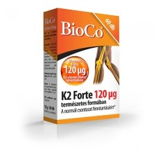 BioCo K2 Forte 120 µg tabletta 60 db vitamin és táplálékkiegészítő