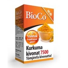 BioCo Kurkuma Kivonat 7500mg Tömjénfa Kivonattal tabletta 60 db vitamin és táplálékkiegészítő